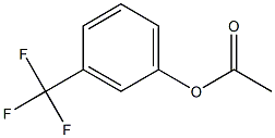 1-Acetoxy-3-(trifluoromethyl)benzene Struktur