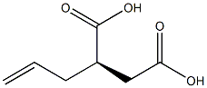 [R,(+)]-Allylsuccinic acid Struktur