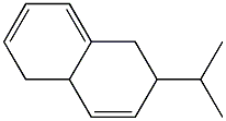 1,2,4a,5-Tetrahydro-2-isopropylnaphthalene Struktur