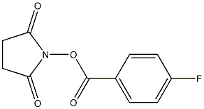 4-Fluorobenzoic acid succinimidyl ester Struktur