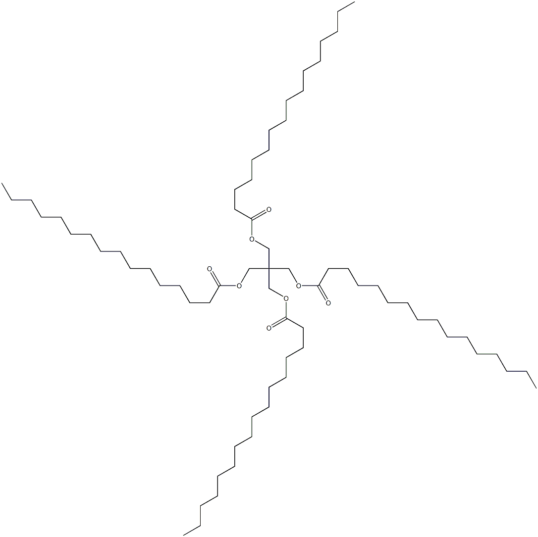 2,2-Bis[(palmitoyloxy)methyl]-1,3-propanediol 1,3-dipalmitate Struktur