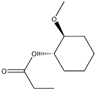 (1S,2S)-2-Methoxycyclohexanol propionate Struktur