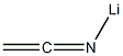 (Ethenylideneamino) lithium Struktur