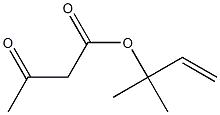 3-Oxobutyric acid 1,1-dimethyl-2-propenyl ester Struktur