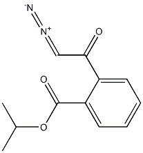 2-(Diazoacetyl)benzoic acid isopropyl ester Struktur