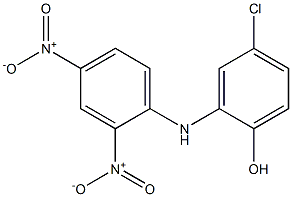 4-Chloro-2-(2,4-dinitroanilino)phenol Struktur