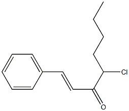 Styryl 1-chloropentyl ketone Struktur