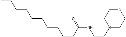 N-(2-Morpholinoethyl)-10-undecenamide Struktur