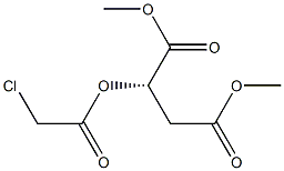 [S,(-)]-2-[(Chloroacetyl)oxy]succinic acid dimethyl ester Struktur