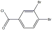 3,4-Dibromobenzoic acid chloride Struktur