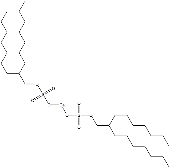 Bis(2-heptylnonyloxysulfonyloxy)calcium Struktur