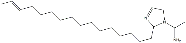 1-(1-Aminoethyl)-2-(14-hexadecenyl)-3-imidazoline Struktur