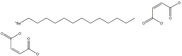 Bis(maleic acid 1-tridecyl)barium salt Struktur