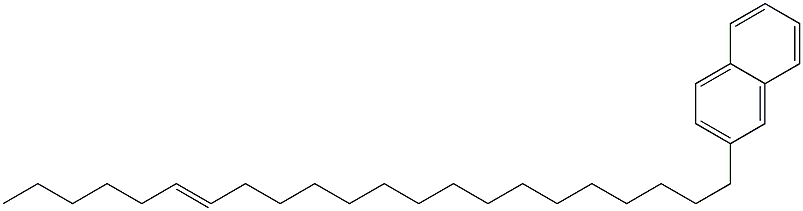 2-(16-Docosenyl)naphthalene Struktur