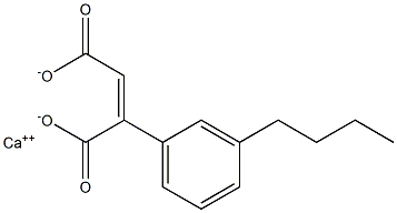 2-(3-Butylphenyl)maleic acid calcium salt Struktur