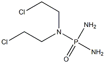 [N,N-Bis(2-chloroethyl)amino]diaminophosphine oxide Struktur