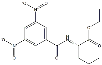 (2S)-2-[(3,5-Dinitrobenzoyl)amino]pentanoic acid ethyl ester Struktur