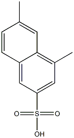 4,6-Dimethyl-2-naphthalenesulfonic acid Struktur