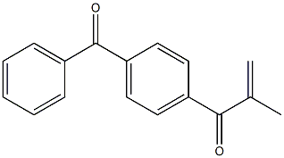 4-Methacryloylbenzophenone Struktur