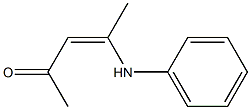 4-Anilino-3-penten-2-one Structure