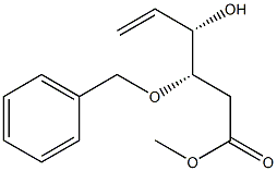 (3S,4S)-4-Hydroxy-3-(phenylmethoxy)-5-hexenoic acid methyl ester Struktur