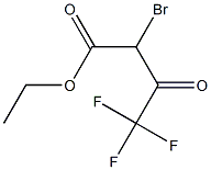 2-Bromo-4,4,4-trifluoro-3-oxobutyric acid ethyl ester Struktur