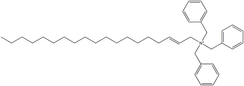 (2-Nonadecenyl)tribenzylaminium Struktur