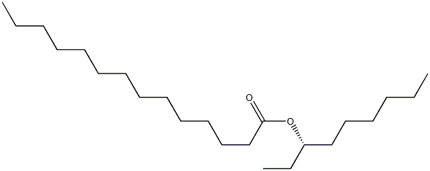 (-)-Myristic acid [(S)-nonane-3-yl] ester Struktur