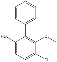 4-Chloro-3-methoxy-2-phenylphenol Struktur