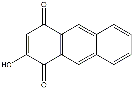 2-Hydroxy-1,4-anthraquinone Struktur