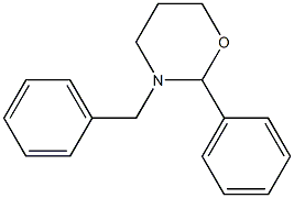 2-Phenyl-3-benzyltetrahydro-2H-1,3-oxazine Struktur