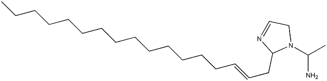 1-(1-Aminoethyl)-2-(2-heptadecenyl)-3-imidazoline Struktur