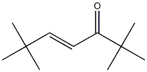 (E)-2,2,6,6-Tetramethyl-4-hepten-3-one Struktur