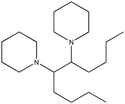 5,6-Bispiperidinodecane Struktur