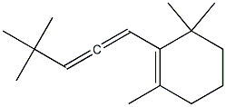 2-[(R)-4,4-Dimethyl-1,2-pentadien-1-yl]-1,3,3-trimethyl-1-cyclohexene Struktur