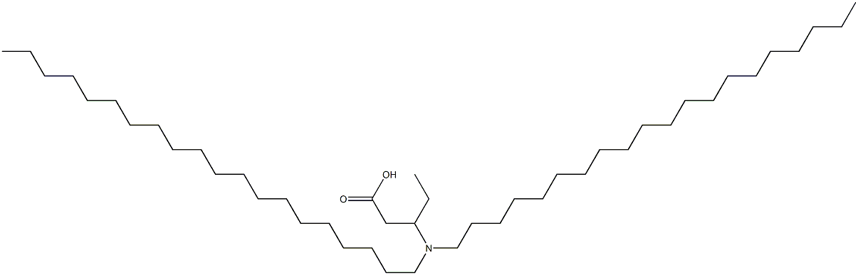 3-(Diicosylamino)valeric acid Struktur