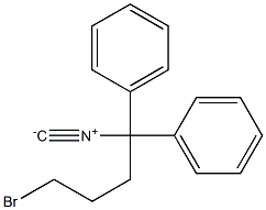 4-Bromo-1,1-diphenylbutyl isocyanide Struktur