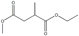 2-Methylsuccinic acid 1-ethyl 4-methyl ester Struktur