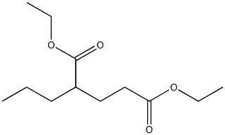 Hexane-1,3-dicarboxylic acid diethyl ester Struktur