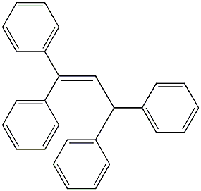 1,1,3,3-Tetraphenyl-1-propene Struktur