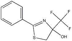 4-(Trifluoromethyl)-2-phenyl-2-thiazolin-4-ol Struktur