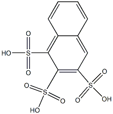 1,2,3-Naphthalenetrisulfonic acid Struktur