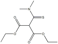 2-(Dimethylaminothiocarbonyl)malonic acid diethyl ester Struktur