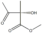 [S,(+)]-2-Hydroxy-2-methylacetoacetic acid methyl ester Struktur