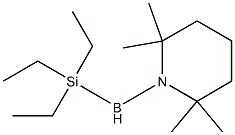 1-[(Triethylsilyl)boryl]-2,2,6,6-tetramethylpiperidine Struktur