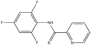 N-[2,4,6-Trifluorophenyl]pyridine-2-carbothioamide Struktur