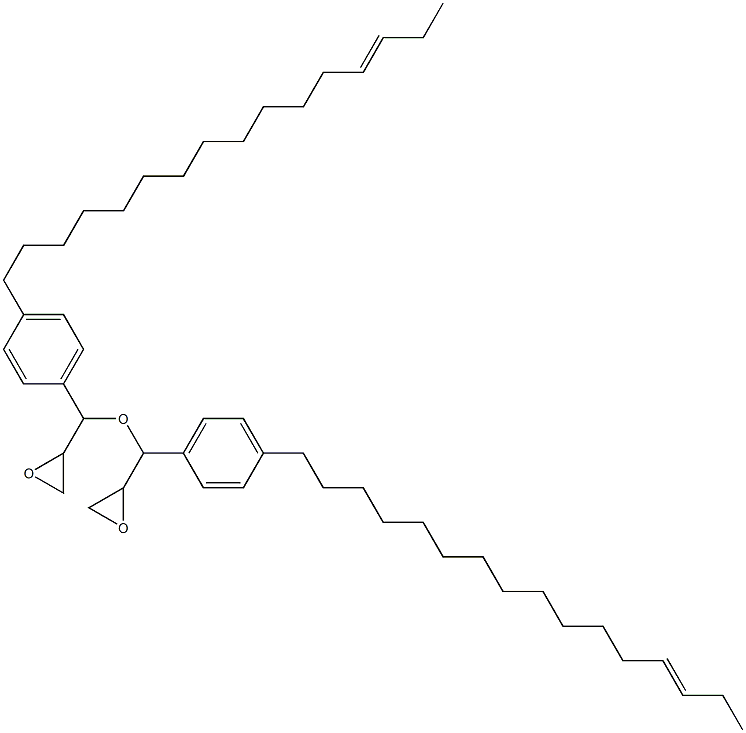 4-(13-Hexadecenyl)phenylglycidyl ether Struktur