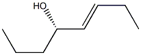 (4S,5E)-5-Octen-4-ol Struktur