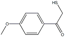 1-(4-Methoxyphenyl)-2-mercaptoethanone Struktur