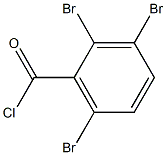 2,3,6-Tribromobenzoic acid chloride Struktur